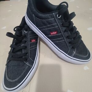 Levi's Black and White Men's Sneakers